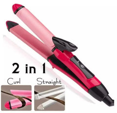 2-in-1 Nova Hair Straightener And Curler